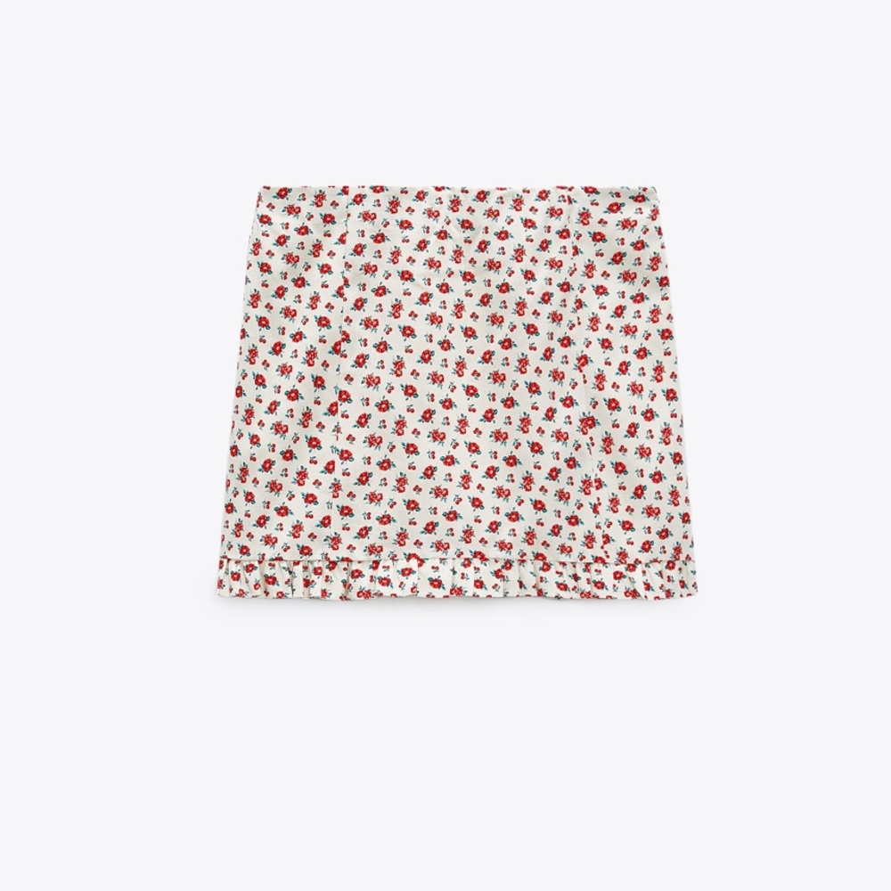 NWT Floral Skirt— Zara